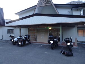 4日目　バイクの方全部で4名宿泊